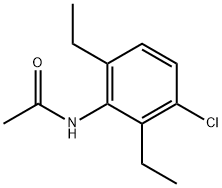 3-Chloro-2,6-diethyl acetanilide Structure