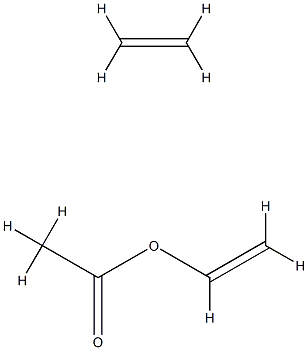 Acetic acid ethenyl ester, polymer with ethene, oxidized Structure