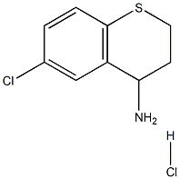 6-염화물-티오크로Man-4-일라민,염산염 구조식 이미지