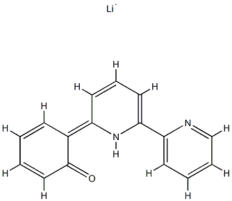 LithiuM 2-(2', 2''-bipyridine-6'-yl)phenolate Structure