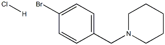 1-(4-bromobenzyl)piperidine hydrochloride 구조식 이미지