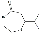 1,4-Thiazepin-5(2H)-one,tetrahydro-7-(1-methylethyl)-(9CI) Structure