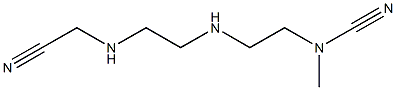 diethylenetriaminediacetonitrile 구조식 이미지