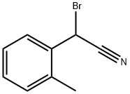 Benzeneacetonitrile, .alpha.-broMo-2-Methyl- Structure