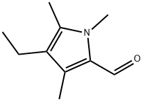 1H-Pyrrole-2-carboxaldehyde,4-ethyl-1,3,5-trimethyl-(9CI) 구조식 이미지