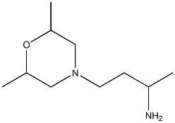 3-(2,6-dimethylmorpholin-4-yl)-1-methylpropylamine 구조식 이미지