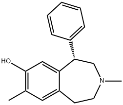 (5S)-2,3,4,5-Tetrahydro-3,8-dimethyl-5β-phenyl-1H-3-benzazepin-7-ol Structure