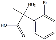 2-amino-2-(2-bromophenyl)propanoic acid 구조식 이미지