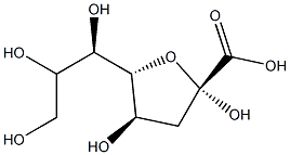 3-데옥시-β-D-만노-2-옥툴로푸라노손산 구조식 이미지