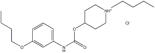 (1-butyl-3,4,5,6-tetrahydro-2H-pyridin-4-yl) N-(3-butoxyphenyl)carbama te chloride Structure