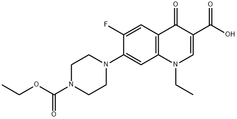 Norfloxacin EP Impurity H 구조식 이미지