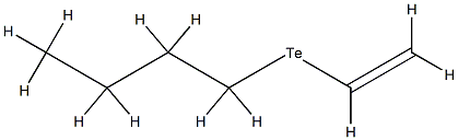 1-ethenyltellanylbutane Structure