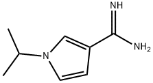 1H-Pyrrole-3-carboximidamide,1-(1-methylethyl)-(9CI) Structure