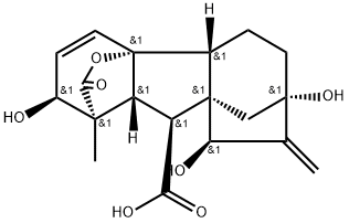 15β-OH지베렐린A3 구조식 이미지