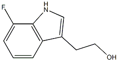 1H-INDOLE-3-ETHANOL,7-FLUORO- 구조식 이미지