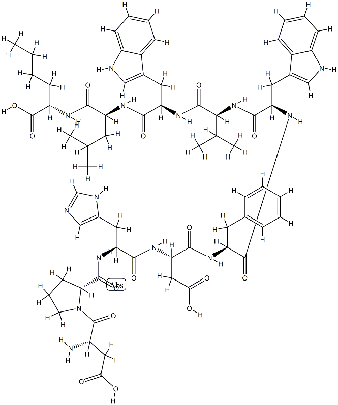 뉴로키닌B,Pro(2)-Trp(6,8)-Nle(10)- 구조식 이미지