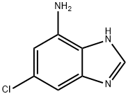 1H-벤지미다졸-4-아민,6-클로로-(9CI) 구조식 이미지