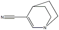 1-Azabicyclo[2.2.2]oct-2-ene-3-carbonitrile(6CI,9CI) 구조식 이미지