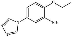 2-ethoxy-5-(4H-1,2,4-triazol-4-yl)aniline(SALTDATA: FREE) Structure