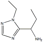 1-(1-ethyl-1H-1,2,4-triazol-5-yl)-1-propanamine(SALTDATA: FREE) 구조식 이미지