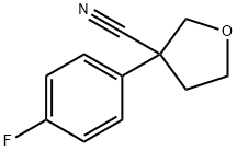 3-(4-fluorophenyl)tetrahydro-3-furancarbonitrile(SALTDATA: FREE) Structure