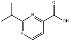 2-isopropyl-4-pyrimidinecarboxylic acid(SALTDATA: FREE) Structure