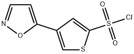 4-(5-isoxazolyl)-2-thiophenesulfonyl chloride(SALTDATA: FREE) Structure