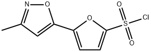 5-(3-메틸-5-이속사졸릴)-2-푸란설포닐클로라이드(염분데이터:무료) 구조식 이미지