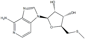 5'-메틸티오-5'-데옥시-9-데아자아데노신 구조식 이미지