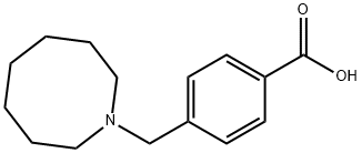 4-(azocan-1-ylmethyl)benzoic acid Structure