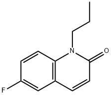 2(1H)-Quinolinone,6-fluoro-1-propyl-(9CI) 구조식 이미지