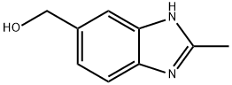 1H-Benzimidazole-5-methanol,2-methyl-(9CI) Structure