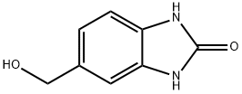 2H-Benzimidazol-2-one,1,3-dihydro-5-(hydroxymethyl)-(9CI) 구조식 이미지