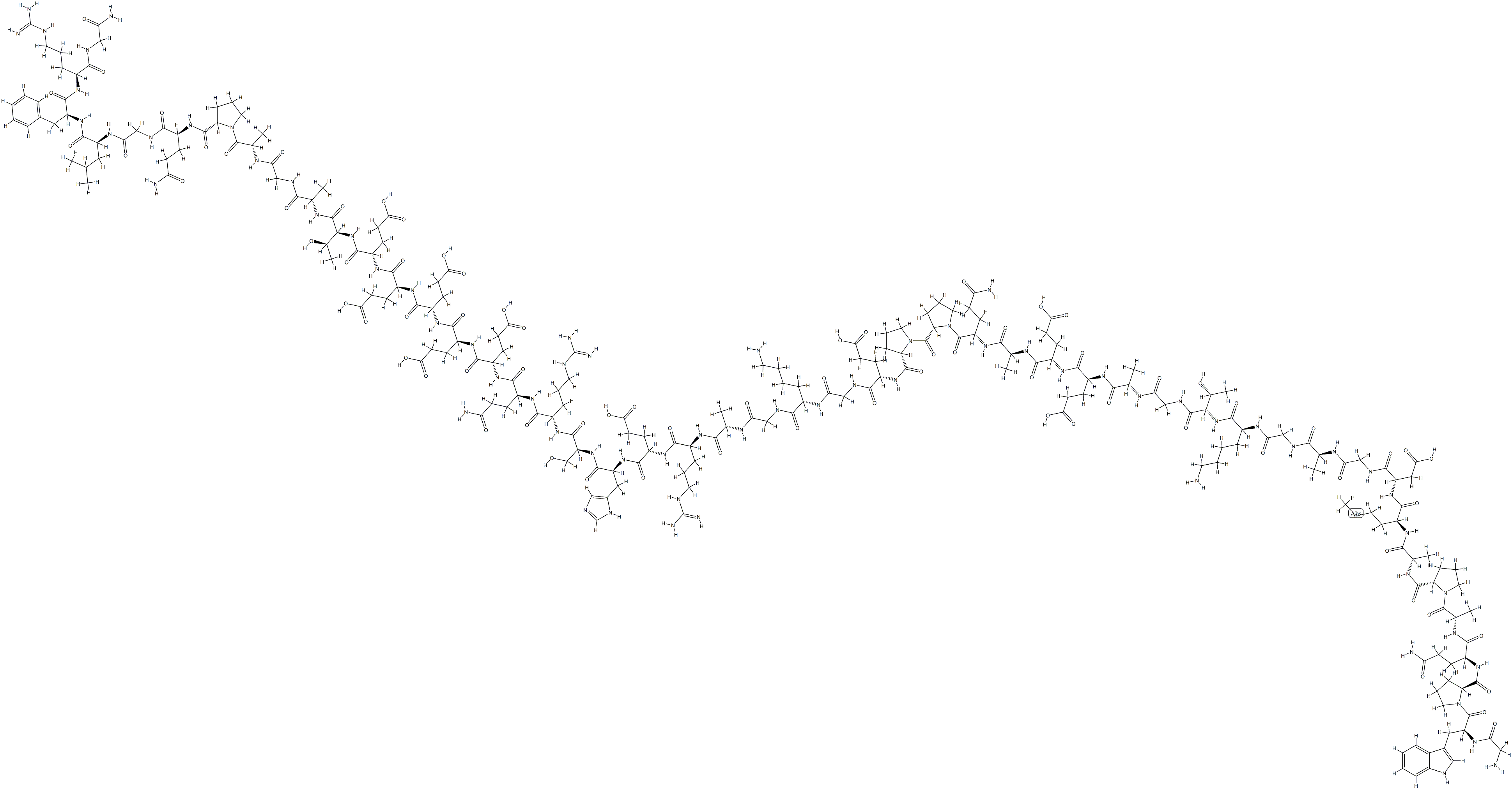 PANCREASTATIN, PORCINE Structure