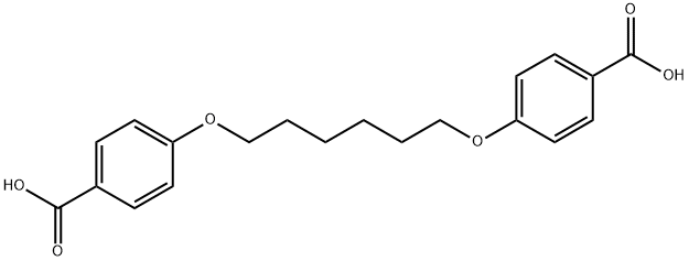 poly(1,3-bis(4-carboxyhydroxy)hexane anhydride) Structure