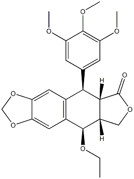 picropodophyllin-1-ethyl ether Structure