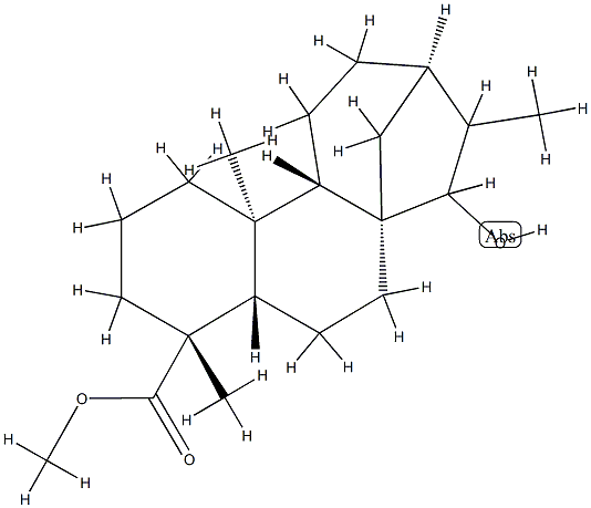 15-hydroxydihydrokaurenoic acid methyl ester Structure