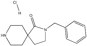 2,8-디아자스피로[4.5]데칸-1-온,2-(페닐메틸)-,염산염(1:1) 구조식 이미지