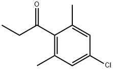 1-(4-chloro-2,6-dimethylphenyl)propan-1-one 구조식 이미지