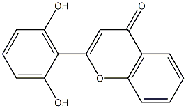 4H-1-Benzopyran-4-one,2-(2,6-dihydroxyphenyl)-(9CI) Structure