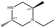 피페라진,1-ETHYL-2,5-DIMETHYL-,(2R,5S)-REL- 구조식 이미지