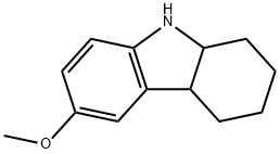 1H-Carbazole, 2,3,4,4a,9,9a-hexahydro-6-Methoxy- 구조식 이미지