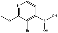 (3-Bromo-2-methoxypyridin-4-yl)boronic acid Structure