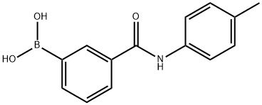 N-(p-톨릴)3-보로노벤즈아미드 구조식 이미지