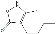 5(2H)-Isoxazolone,4-butyl-3-methyl-(9CI) 구조식 이미지