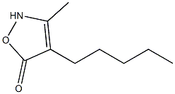 5(2H)-Isoxazolone,3-methyl-4-pentyl-(9CI) 구조식 이미지