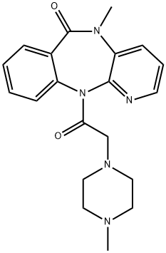 N-methylpyrenzepine Structure