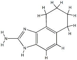 1H-Naphth[1,2-d]imidazol-2-amine,6,7,8,9-tetrahydro-(9CI) 구조식 이미지