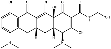 Minocycline N-Hydroxymethyl Impurity 구조식 이미지