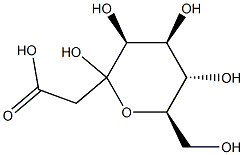 2,6-anhydro-3-deoxyoctonate Structure